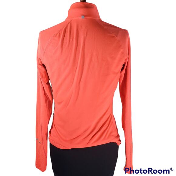 Nike | Coral Dri-Fit  Long Sleeve Shirt-3/4 Zip - Picture 5 of 5